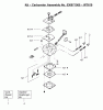 Poulan / Weed Eater PP331 - Poulan Pro String Trimmer Ersatzteile Carburetor Assembly (WT619) P/N 530071565