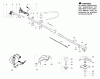 Poulan / Weed Eater PP336 - Poulan Pro String Trimmer Ersatzteile Handle, Chassis & Bar Assembly