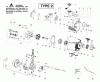 Poulan / Weed Eater PPB250E (Type 2) - Poulan Pro String Trimmer Ersatzteile Engine Assembly Type 2