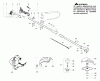 Poulan / Weed Eater PPB300 - Poulan Pro String Trimmer Ersatzteile Handle / Shaft Assembly