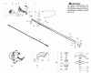 Poulan / Weed Eater PPB350 - Poulan Pro String Trimmer Ersatzteile Shaft