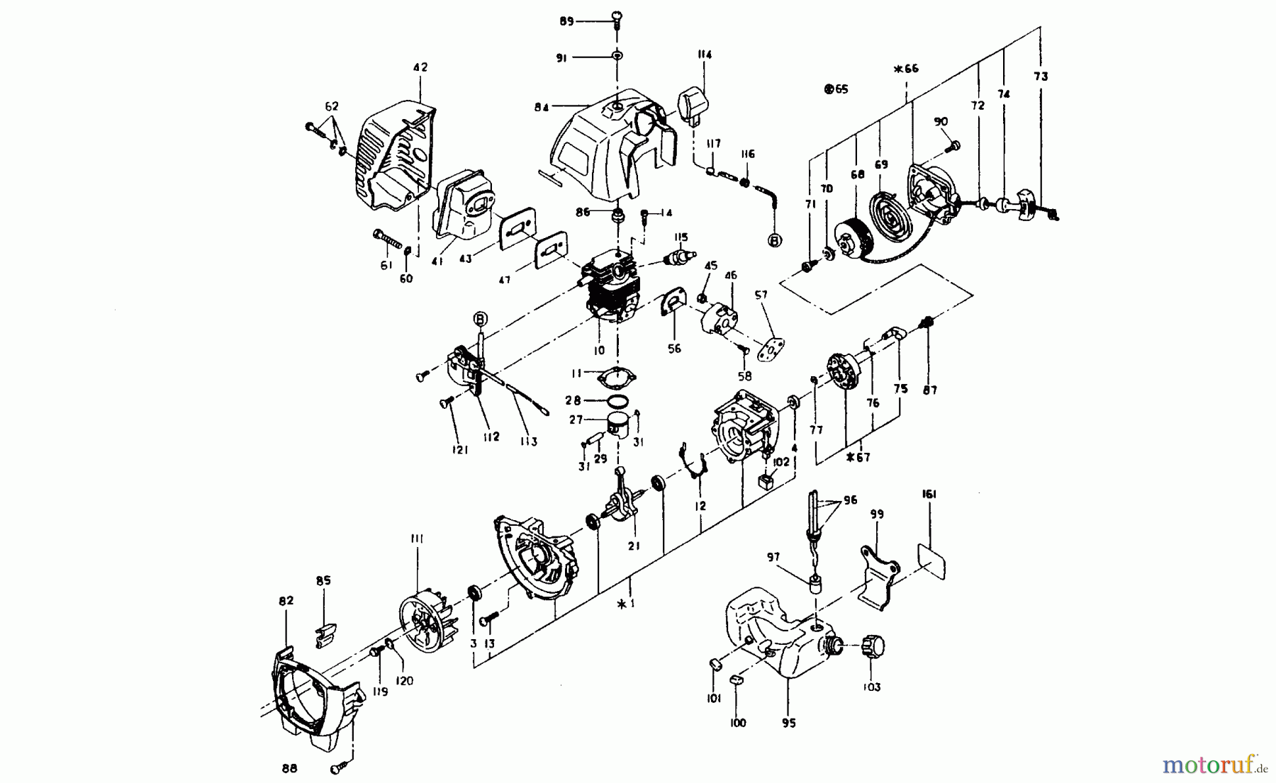  Poulan / Weed Eater Motorsensen, Trimmer PPC25 - Poulan Pro String Trimmer ENGINE KITS NUMBERS 216749S, & 216770S