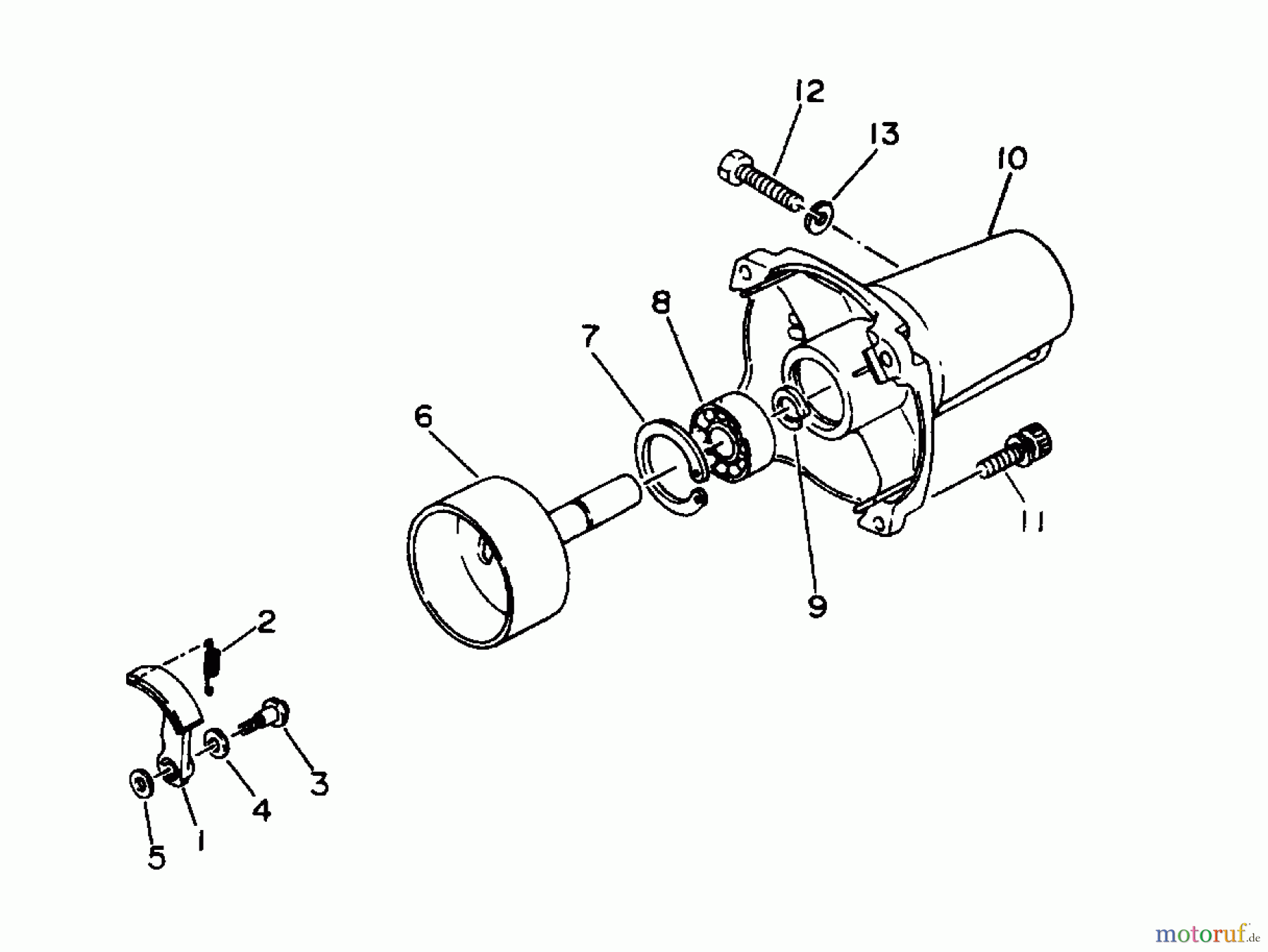 Poulan / Weed Eater Motorsensen, Trimmer PPC31 - Poulan Pro String Trimmer CLUTCH ASSEMBLY # 213142S