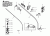 Poulan / Weed Eater PT112 - Poulan Pro String Trimmer Ersatzteile DRIVE SHAFT & CUTTING HEAD