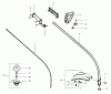 Poulan / Weed Eater PT3000 - Poulan String Trimmer Ersatzteile Cutting Head & Driveshaft