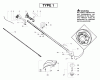 Poulan / Weed Eater SM132 (Type 1) - Poulan Pro String Trimmer Ersatzteile Handle & Shaft Assembly