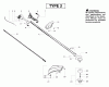 Poulan / Weed Eater SM132 (Type 2) - Poulan Pro String Trimmer Ersatzteile Handle & Shaft Assembly