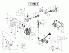 Poulan / Weed Eater SST (Type 1) - Weed Eater Featherlite LE String Trimmer Ersatzteile Engine Assembly Type 1