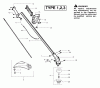 Poulan / Weed Eater SST (Type 3) - Weed Eater Featherlite LE String Trimmer Ersatzteile Drive Shaft & Cutting Head