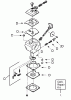 Poulan / Weed Eater GTI52 - Weed Eater String Trimmer Ersatzteile Carburetor Repair Kits - WA-219B, WA-217