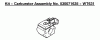 Poulan / Weed Eater TE400CXL (Type 1) - Weed Eater String Trimmer Ersatzteile Kit - Carburetor Assembly