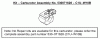Poulan / Weed Eater TE400LE (Type 3) - Weed Eater String Trimmer Ersatzteile Carburctor Assembly (C1U-W10) P/N 530071628