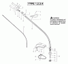 Poulan / Weed Eater TE400LE (Type 3) - Weed Eater String Trimmer Ersatzteile Driveshaft & Cutting Head