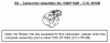 Poulan / Weed Eater TE450CXL LE (Type 4) - Poulan String Trimmer Ersatzteile Carburetor Assembly (C1U-W10B) P/N 530071628
