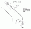 Poulan / Weed Eater TE450CXL LE (Type 4) - Poulan String Trimmer Ersatzteile Driveshaft & Cutting Head