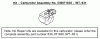 Poulan / Weed Eater SST25 (Type 3) - Weed Eater Featherlite HO String Trimmer Ersatzteile Carburetor Assembly (WT-631) P/N 530071635