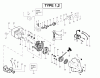 Poulan / Weed Eater Twistn Edge (Type 2) - Weed Eater String Trimmer Ersatzteile Power Unit Type 1 & 2