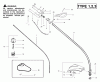 Poulan / Weed Eater Twistn Edge (Type 2) - Weed Eater String Trimmer Ersatzteile Driveshaft & Cutting Head