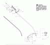 Poulan / Weed Eater W25CF(967184201) - Weed Eater String Trimmer (2012-11) Ersatzteile SHAFT HANDLE