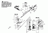Poulan / Weed Eater XR-105 - Weed Eater String Trimmer Ersatzteile CUTTING HEAD & DRIVE SHAFT ASSEMBLIES