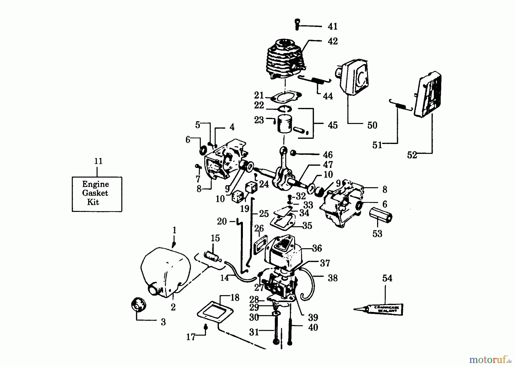 Poulan / Weed Eater Motorsensen, Trimmer XR-20 - Weed Eater String Trimmer POWER UNIT