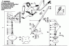 Poulan / Weed Eater XR-100 - Weed Eater String Trimmer Ersatzteile CUTTING HEAD(S) & DRIVE SHAFT