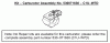 Poulan / Weed Eater XT200 (Type 3) - Weed Eater String Trimmer Ersatzteile Carburetor Assembly (C1U-W7D) 530071630