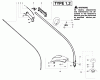 Poulan / Weed Eater XT250 (Type 2) - Weed Eater String Trimmer Ersatzteile Handle & Shaft Assembly