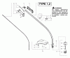 Poulan / Weed Eater XT250LE (Type 2) - Weed Eater String Trimmer Ersatzteile Handle & Shaft Assembly