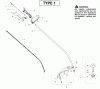 Poulan / Weed Eater XT260 (Type 1) - Weed Eater String Trimmer Ersatzteile Cutting Equipment Type 1
