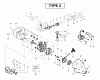 Poulan / Weed Eater XT300 (Type 2) - Weed Eater String Trimmer Ersatzteile Engine Assembly Type 2