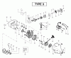 Poulan / Weed Eater XT400 (Type 3) - Weed Eater String Trimmer Ersatzteile Engine Assembly Type 3