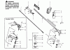 Poulan / Weed Eater XT45 - Weed Eater String Trimmer Ersatzteile DRIVE SHAFT & CUTTING HEAD