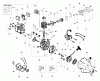 Poulan / Weed Eater XT600 (Type 1) - Weed Eater String Trimmer Ersatzteile Engine Assembly Type 1