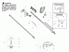 Poulan / Weed Eater XT600 (Type 5) - Weed Eater String Trimmer Ersatzteile Handle & Shaft Assembly