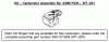 Poulan / Weed Eater PL500 (Type 3) - Weed Eater String Trimmer Ersatzteile Carburetor Assembly (WT631) P/N 530071635