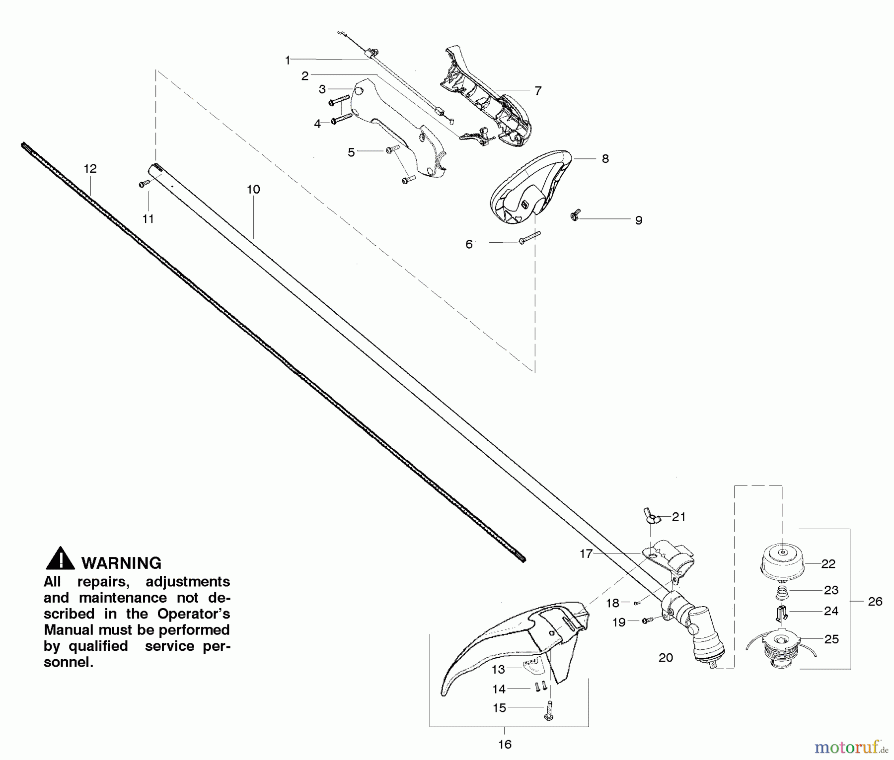 Poulan / Weed Eater Motorsensen, Trimmer XT700 - Weed Eater String Trimmer Cutting Equipment