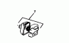 Poulan / Weed Eater YP120A - Weed Eater String Trimmer Ersatzteile MUFFLER, BUILT IN DIFFUSER