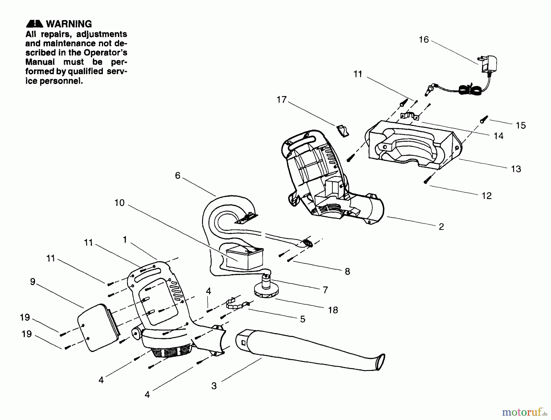 Poulan / Weed Eater Bläser / Sauger / Häcksler / Mulchgeräte VROOM - Weed Eater Cordless Blower CORDLESS BLOWER