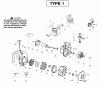 Poulan / Weed Eater WT200LE (Type 1) - Weed Eater Wildthing Blower Ersatzteile Engine Type 1