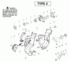 Poulan / Weed Eater WT200LE (Type 2) - Weed Eater Wildthing Blower Ersatzteile Housing Type 2