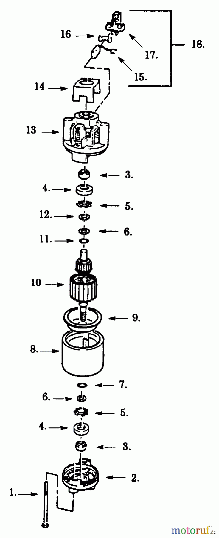 Poulan / Weed Eater Kantenschneider 700DB - Paramount Electric Edger BRUSH ASSEMBLY