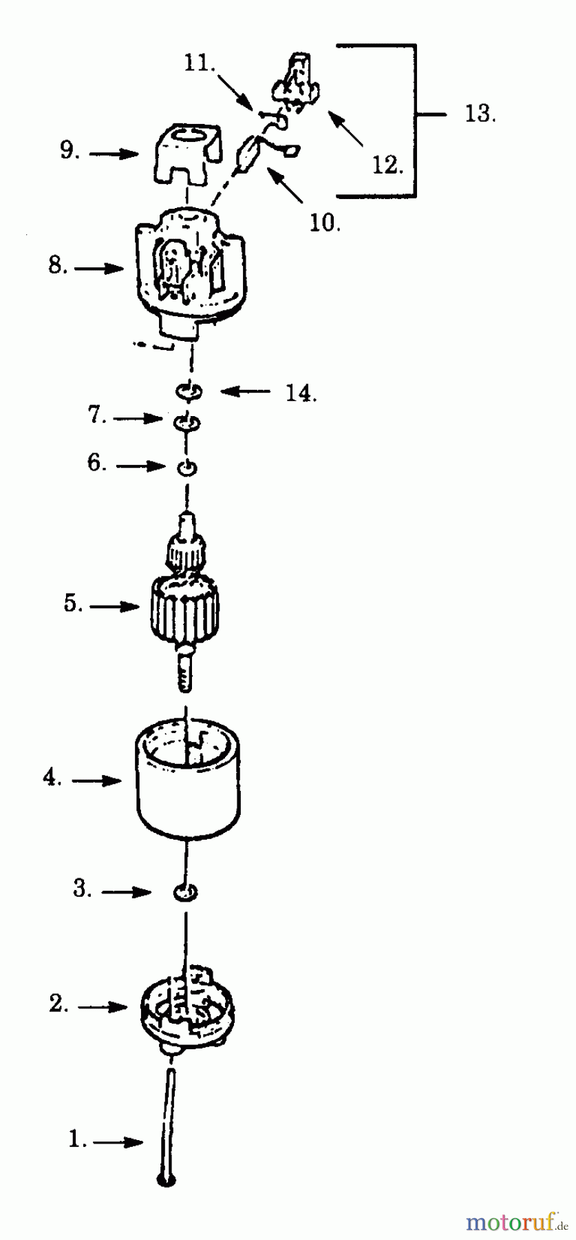 Poulan / Weed Eater Kantenschneider 9080E - Poulan Task Force Electric Edger BRUSH ASSEMBLY