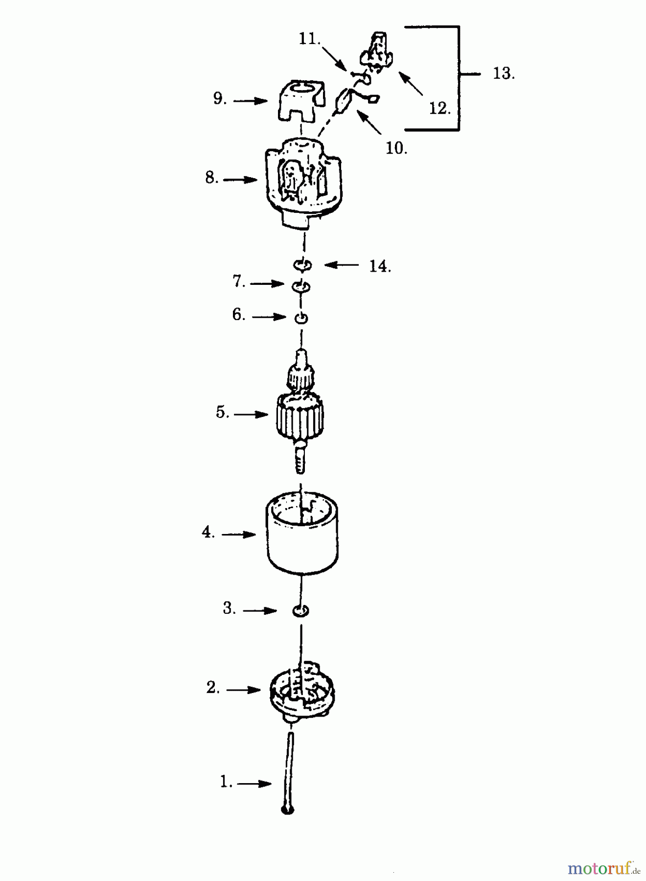 Poulan / Weed Eater Kantenschneider 9125 - Paramount Electric Edger BRUSH ASSEMBLY