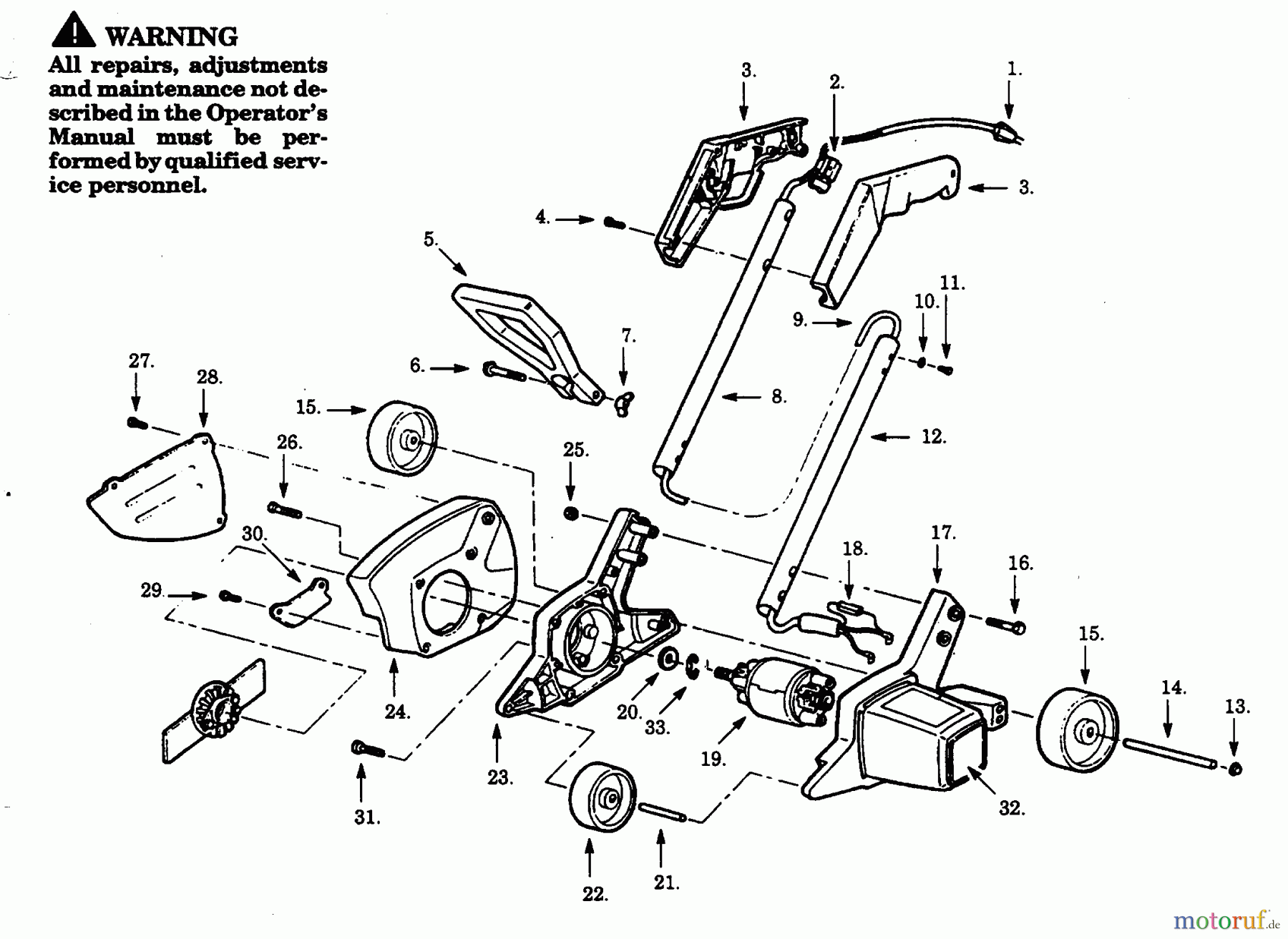  Poulan / Weed Eater Kantenschneider 950C-00 - Paramount Electric Edger EDGER ASSEMBLY