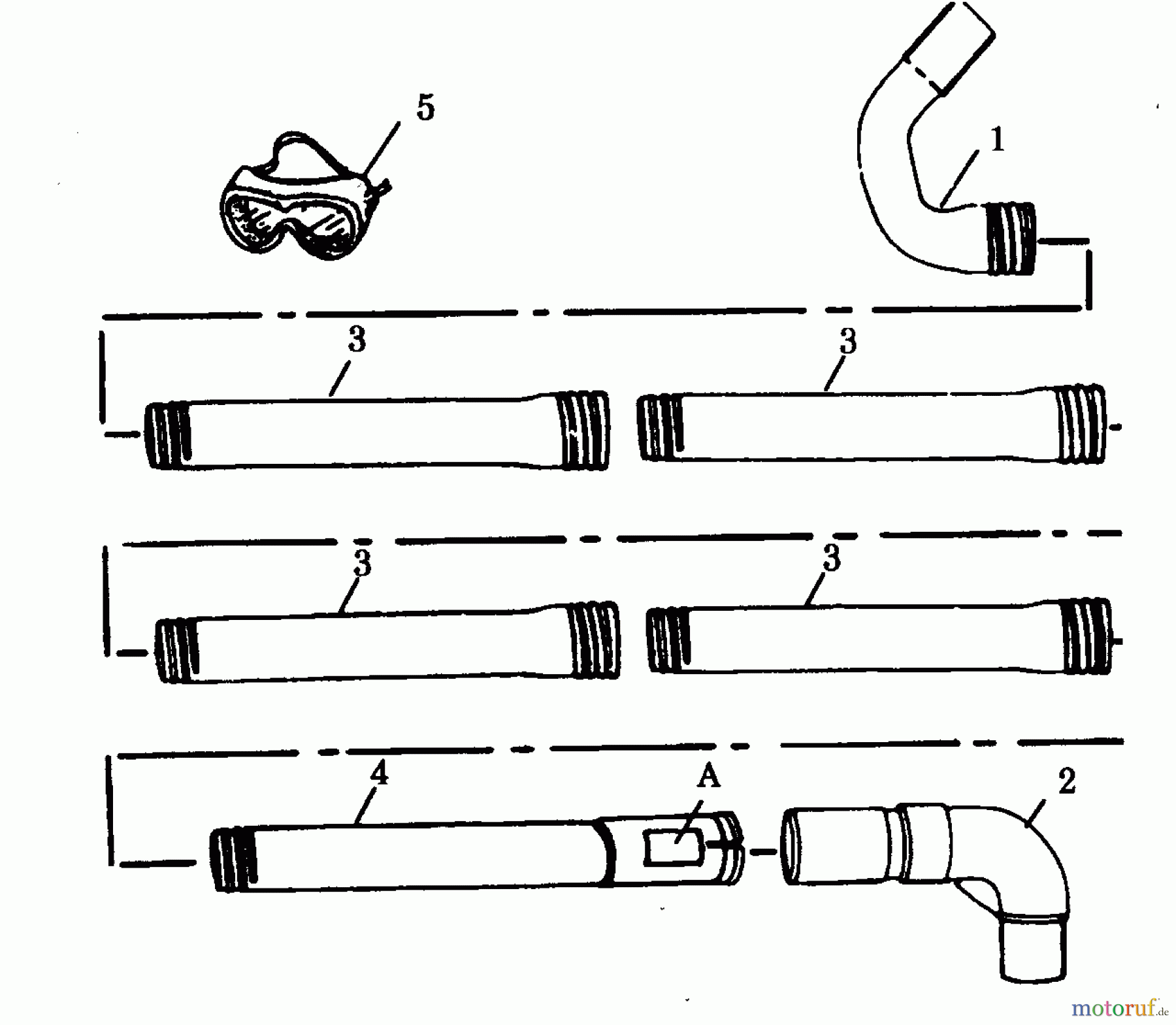 Poulan / Weed Eater Bläser / Sauger / Häcksler / Mulchgeräte 925 - Weed Eater Blower GUTTER ATTACHMENT KIT