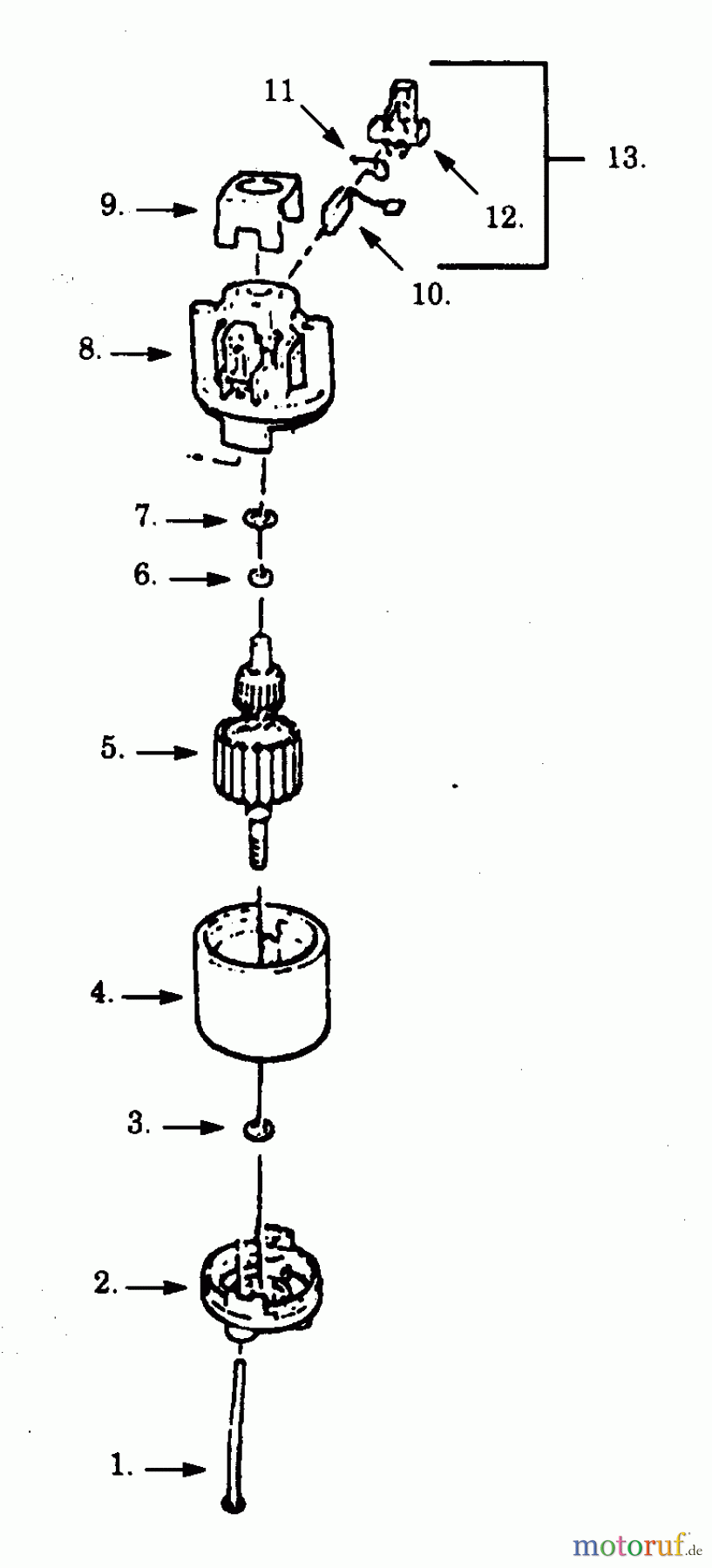 Poulan / Weed Eater Kantenschneider 990-00 - Paramount Electric Edger BRUSH ASSEMBLY