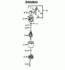 Poulan / Weed Eater E150BT - Weed Eater Electric Edger Ersatzteile ARMATURE