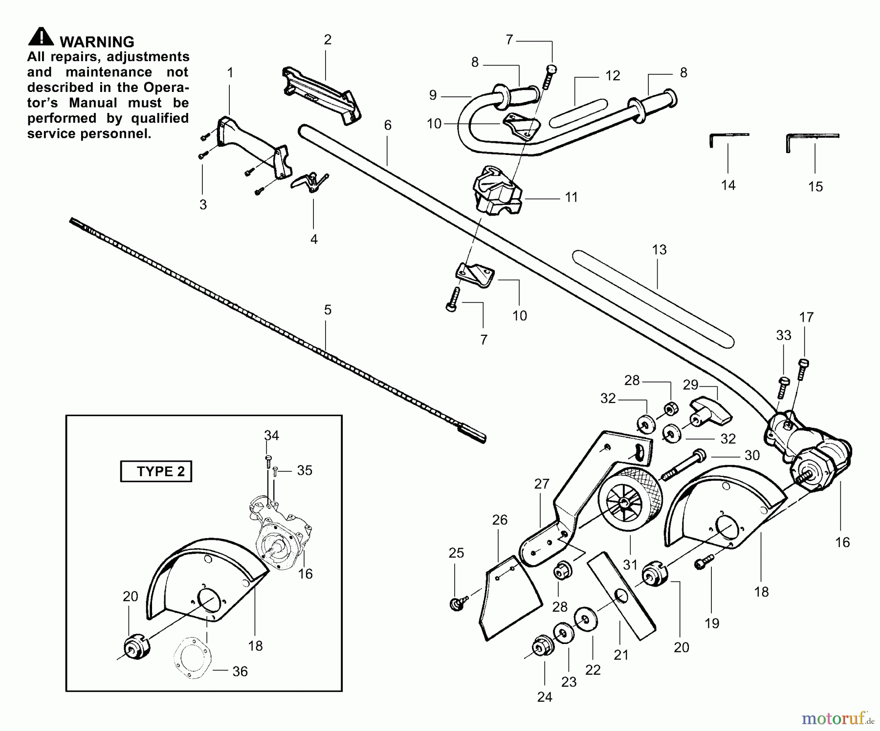 Poulan / Weed Eater Kantenschneider PE3500 - Poulan Edger Driveshaft