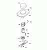 Wolf-Garten Premio 34 E 4938000 Serie A (2003) Ersatzteile Abdeckhaube Motor, Messer, Motor